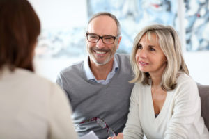 older couple at a professional consultation