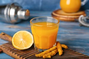 Lemon and turmeric drink for detox in Southlake